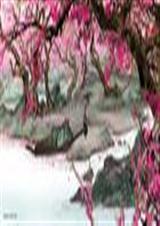 桃花尽日随流水